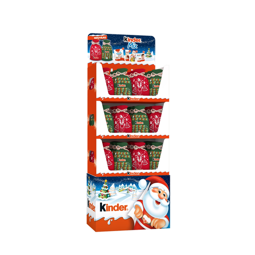 [8000500426913] KINDER Assortiment de Chocolats Lait, Sac de Noël Mix 223 g