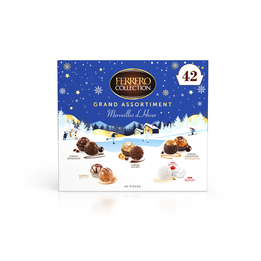 [8000500434482] FERRERO Collection assortiment de chocolats, 42 bouchées 441 g