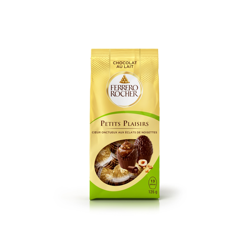 [8000500439364] FERRERO ROCHER Petits plaisirs au cœur onctueux aux éclats de noisettes 126 g