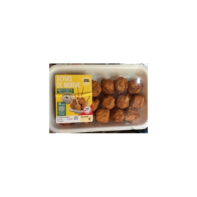 SELECTION INTERMARCHE Acarajés de Bacalhau Natural 200 g