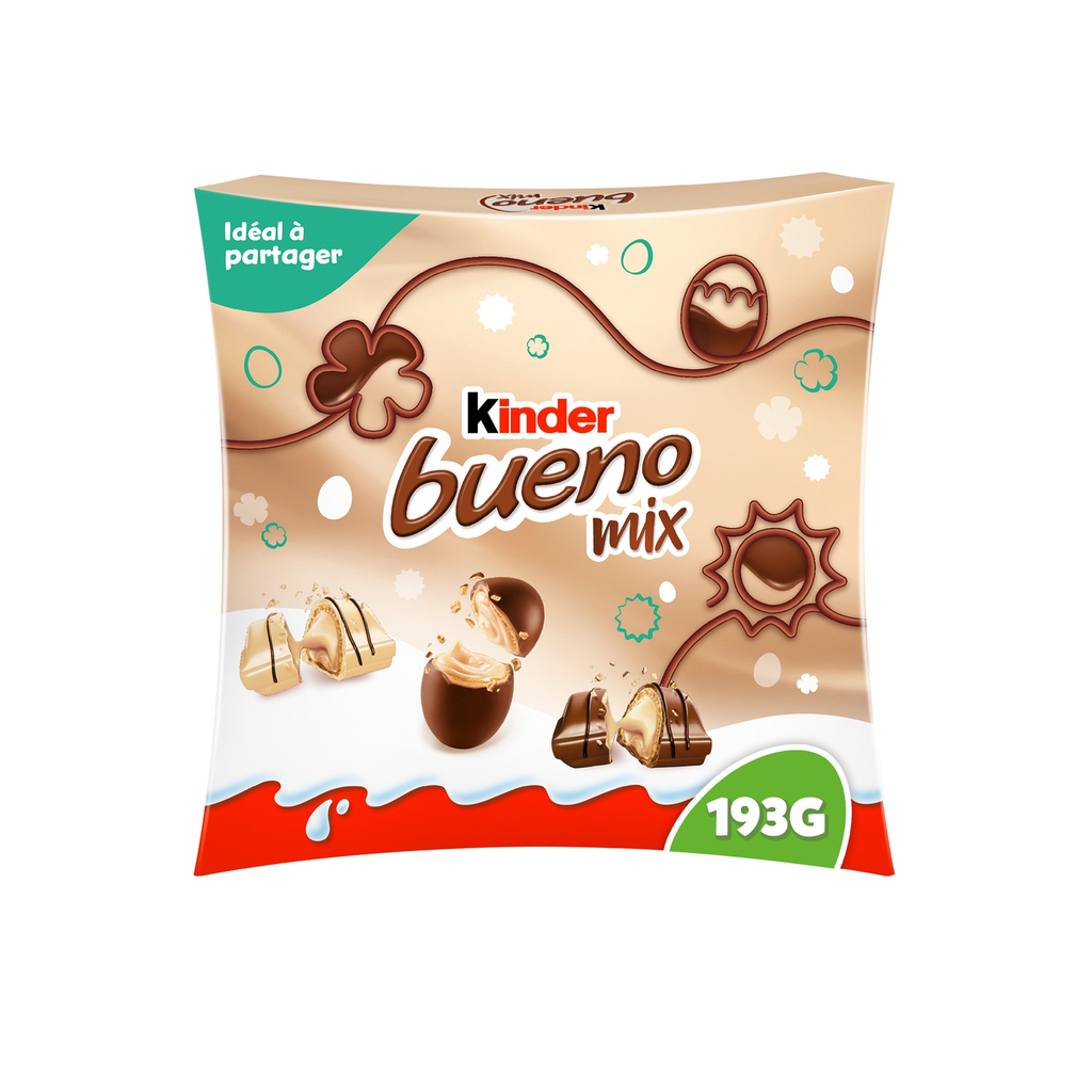 KINDER Bueno mix assortment of wafers filled with milk and hazelnuts 193 g