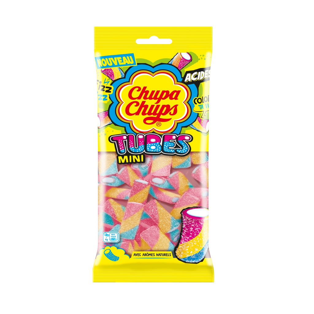 CHUPA CHUPS Flowpack Gelifie Mini Sour 175 g