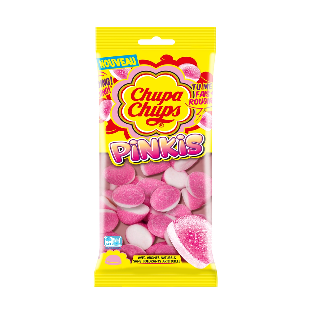 CHUPA CHUPS Bonbons Gélifiés Pinkis Fraise 175 g