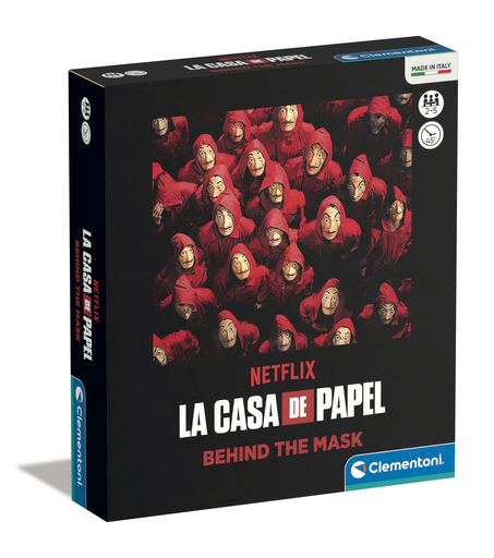 [8005125166374] CLEMENTONI Jeu de société La Casa de Papel Behind the Mask