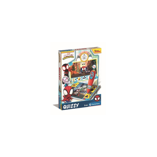 [8005125168057] CLEMENTONI Quizzy Spidey Jogo interativo com 200 Quizzes + caneta eletrónica