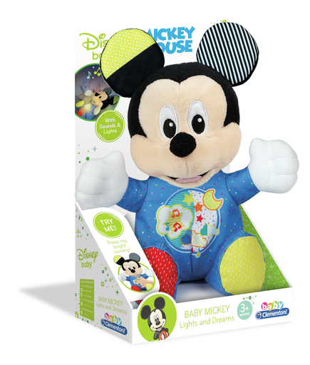 [8005125172061] CLEMENTONI Peluche Mickey Mouse avec Musique et Lumière