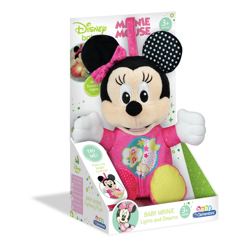 [8005125172078] CLEMENTONI Peluche Minnie Mouse avec Musique et Lumière