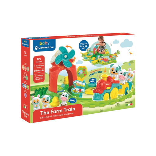 [8005125173914] CLEMENTONI Train De Ferme Animated Train With Characters And Fun Activities