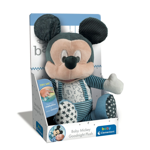 [8005125173945] CLEMENTONI Mickey Night Light Plush la peluche