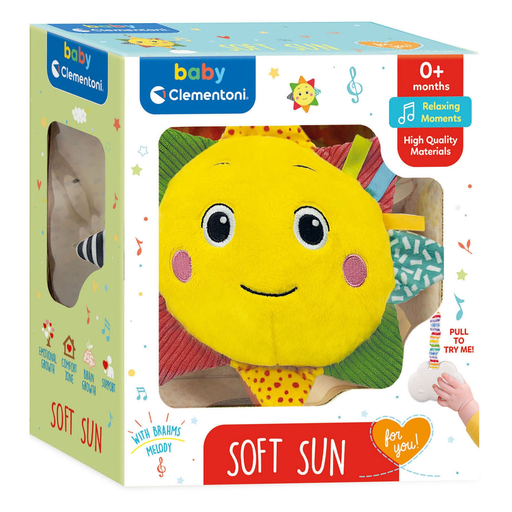 [8005125177950] CLEMENTONI Soft Music Box for Baby Sun Shape