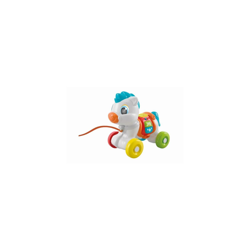 [8005125178124] CLEMENTONI Pull-Along Pony Interactive Buttons