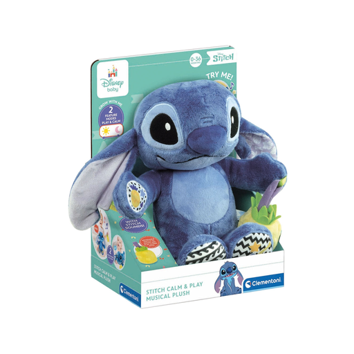 [8005125179879] CLEMENTONI Interactive Stitch Disney Giant Musical Plush