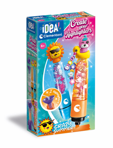 [8005125181308] CLEMENTONI Crée Tes Fluos Crazy Summer la boîte