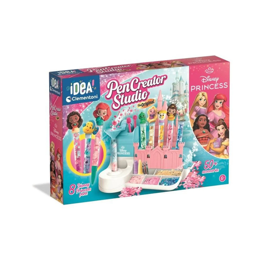 [8005125182022] CLEMENTONI Creative Game Create Your Disney Princess Pens