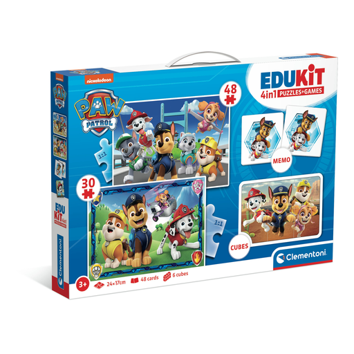 [8005125182916] CLEMENTONI Edukit 4 en 1 Pat' Patrouille le puzzle