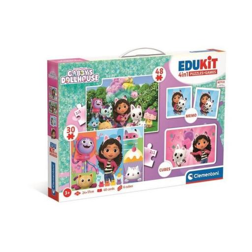 [8005125183197] CLEMENTONI Jeu éducatif enfant 4 en 1 Gabby et la Maison Magique