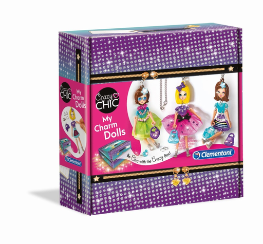 [8005125185870] CLEMENTONI My Charm Dolls Pendant Making Kit 18587