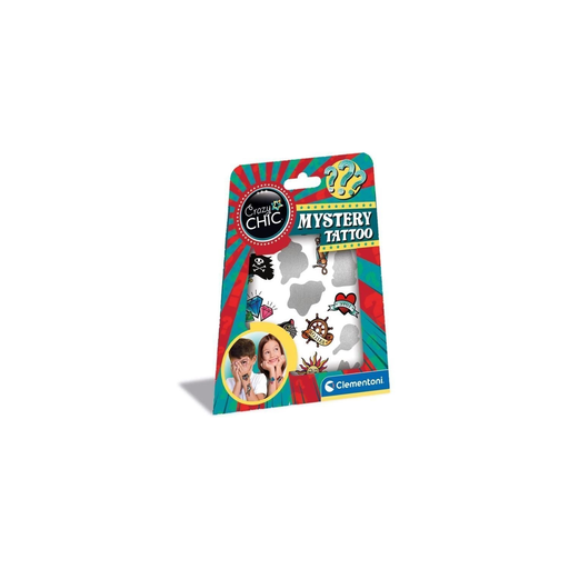 [8005125186860] CLEMENTONI Set of 17 Crazy Chic Mystery Temporary Tattoos