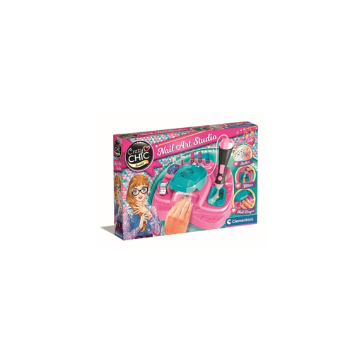 [8005125187300] CLEMENTONI Nail art studio Machine à paillettes + sécheuse vernis