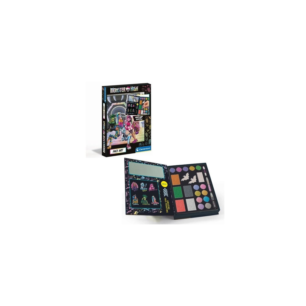 CLEMENTONI Monster High Coffret Maquillage Palette Contentant Des Poudres, Fards, Crayons