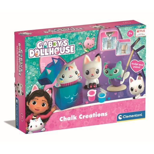 [8005125187980] CLEMENTONI Creative hobby set Plaster creation Gabby's Dollhouse la boite