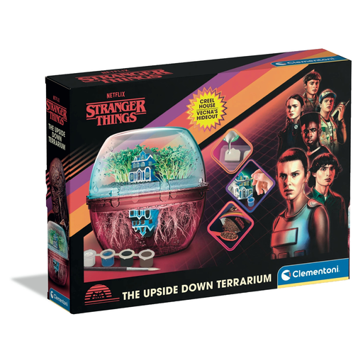 [8005125188024] CLEMENTONI Stranger Things Terrarium Science and Experience Game per box