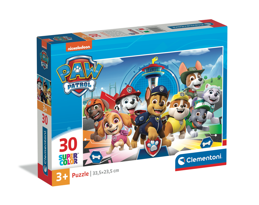 CLEMENTONI Puzzle Supercolor 30 Pièces Pat'Patrouille