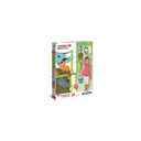 CLEMENTONI Height Chart Puzzle 30 Pieces Animals in Their Habitat
