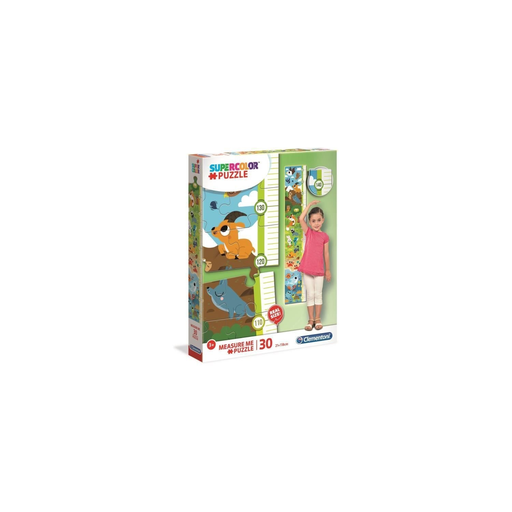 [8005125203291] CLEMENTONI Height Chart Puzzle 30 Pieces Animals in Their Habitat