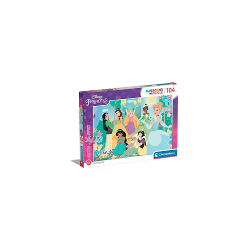 [8005125203468] CLEMENTONI Puzzle Glitter Disney Princess, 104 pièces