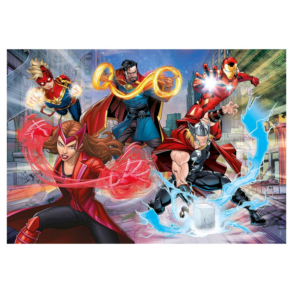 CLEMENTONI Glitter Puzzle The Avengers 104pcs