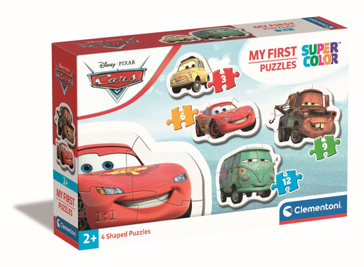 [8005125208043] CLEMENTONI My First Puzzles Cars 3-6-9-12 pièces