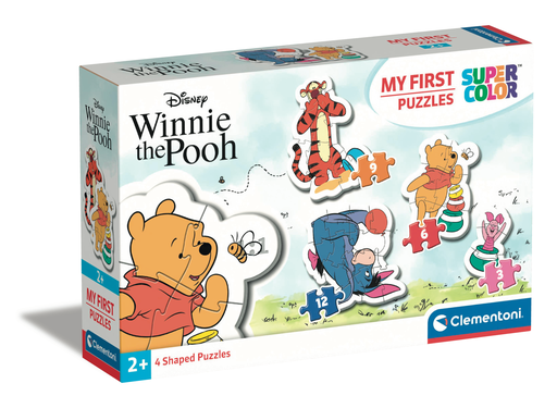 [8005125208203] CLEMENTONI Puzzle Jigsaw Mes Premiers Puzzles De Winnie L'ourson 4 en 1