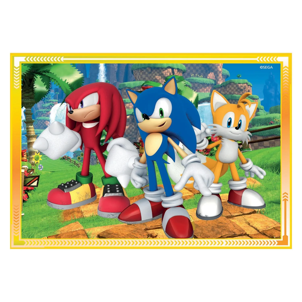 CLEMENTONI Puzzles Sonic O Ouriço 4 Em 1