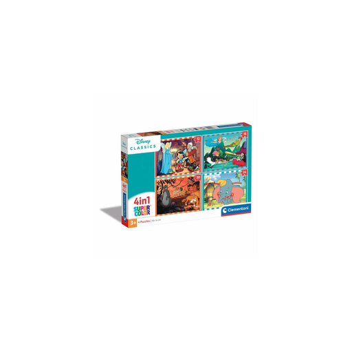 [8005125215232] CLEMENTONI Puzzle 4in1 Disney Animals 21523