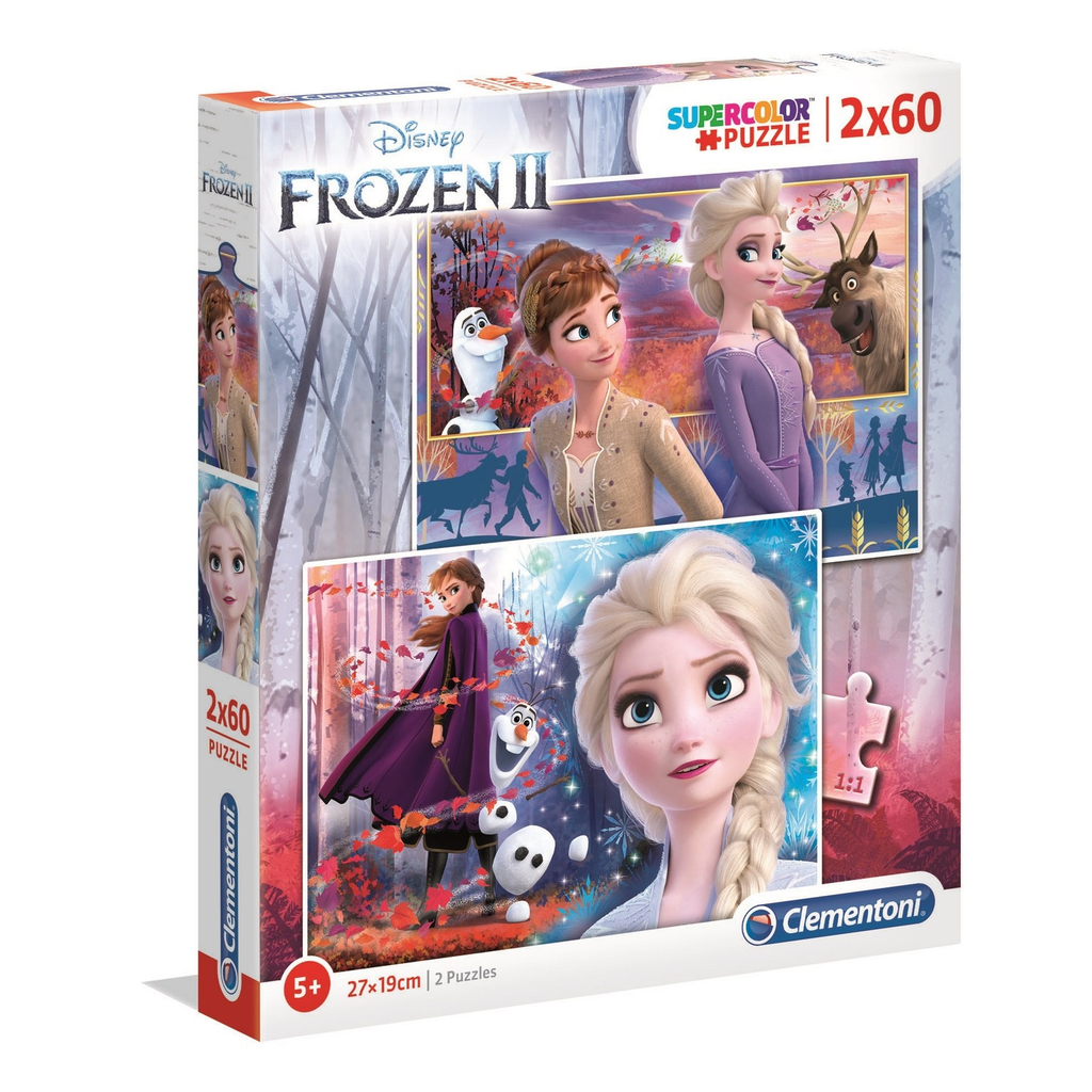 CLEMENTONI Puzzle Disney Frozen 2, 2x60 pieces