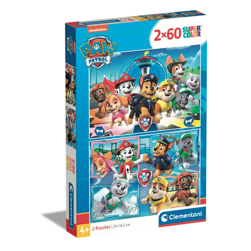[8005125216178] CLEMENTONI Puzzle 2x60 pièces Pat' Patrouille Dès 4 ans