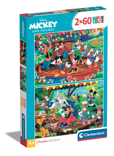 [8005125216208] CLEMENTONI 2x60 piezas Mickey y sus amigos el puzzle