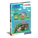 CLEMENTONI Puzzle Peppa Pig 2x60 peças