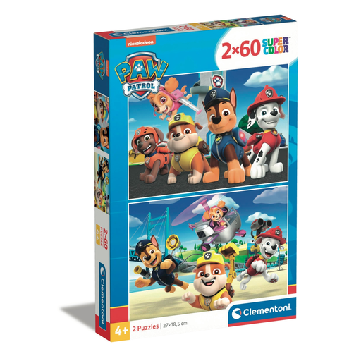 [8005125216239] CLEMENTONI Puzzle Paw Patrol 2x60 pièces