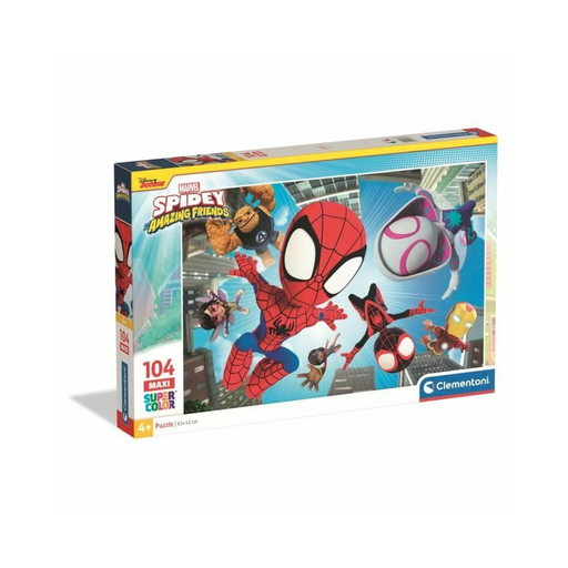 [8005125237777] CLEMENTONI Puzzle 104 pièces Spidey Puzzle enfant super-héros