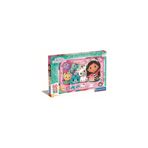 [8005125265985] CLEMENTONI Puzzle 60 pieces Maxi Gabby's Dollhouse 62x42cm