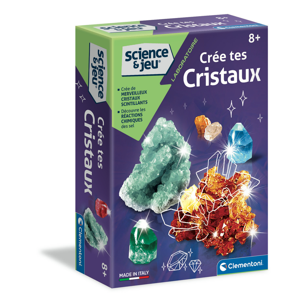 CLEMENTONI Create Your Crystals Game le jeu