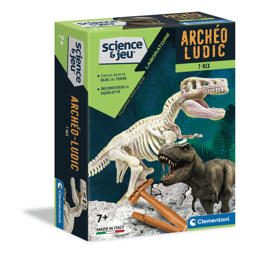 [8005125520688] CLEMENTONI Archéo Ludic T-rex phosphorescent a caixa