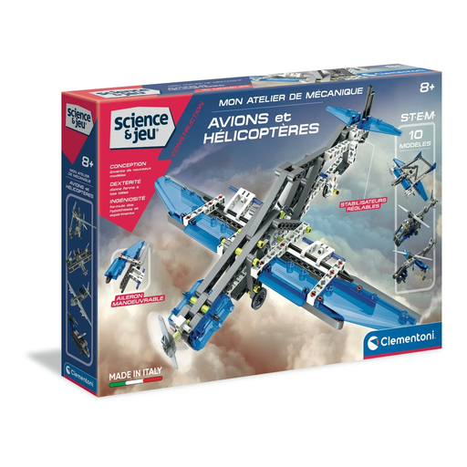 [8005125522255] CLEMENTONI Mechanics Laboratory: Planes and Helicopters 1 unit