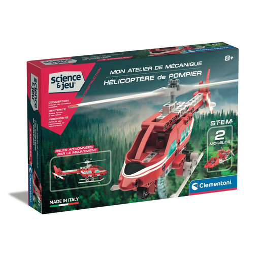 [8005125526260] CLEMENTONI Firefighter Helicopter box