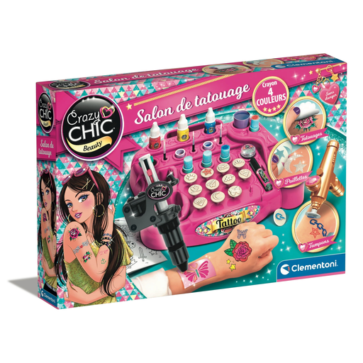 [8005125526871] CLEMENTONI Crazy Chic Beauty Tattoo Studio, 1 unit