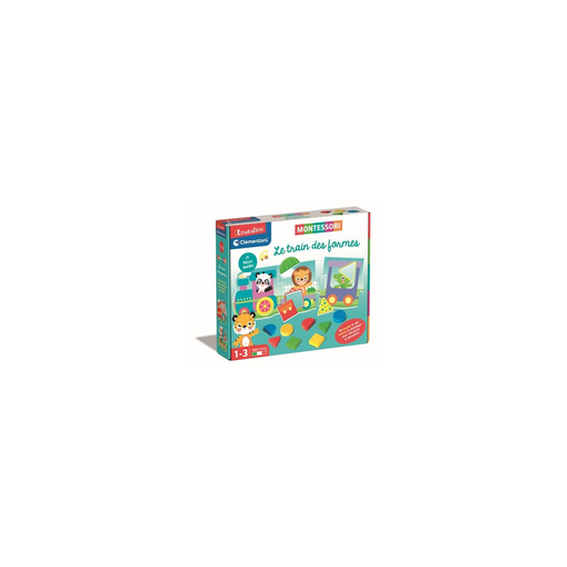 [8005125527120] CLEMENTONI Montessori Shape Train Educational Game