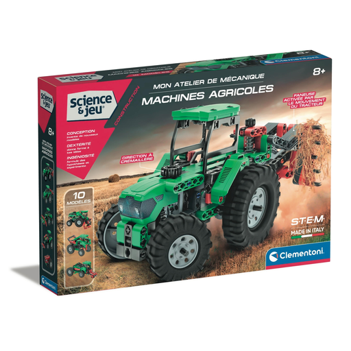 [8005125527229] CLEMENTONI Agricultural Machines Construction Set