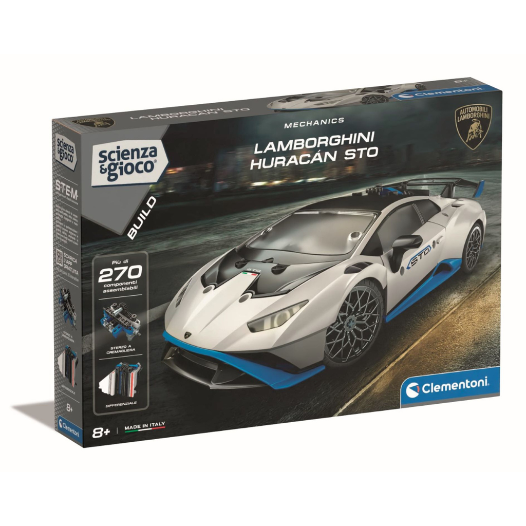 CLEMENTONI Lamborghini Huracan STO à construire 1 boîte